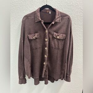 Free People One Scout Jacket Shirt
